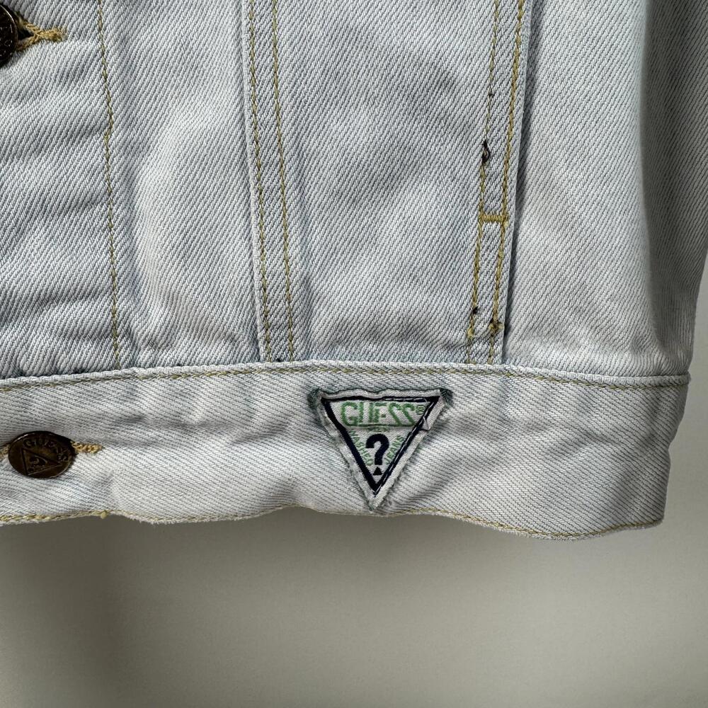 Vintage 90s Guess Georges Marciano Denim Jacket - Medium - Picture 4 of 6